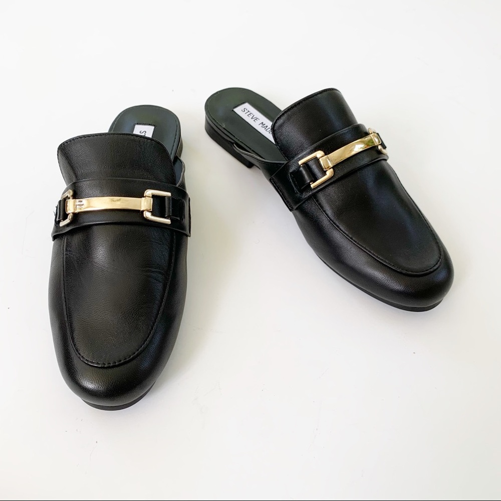 Steve Madden Celeb Leather Bit Slip On Loafer 7.5 - Picture 2 of 7